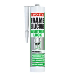 Bostik EVO-STIK Weather Lock Frame Silicone Sealant Anthracite C20 310ml (30612607)