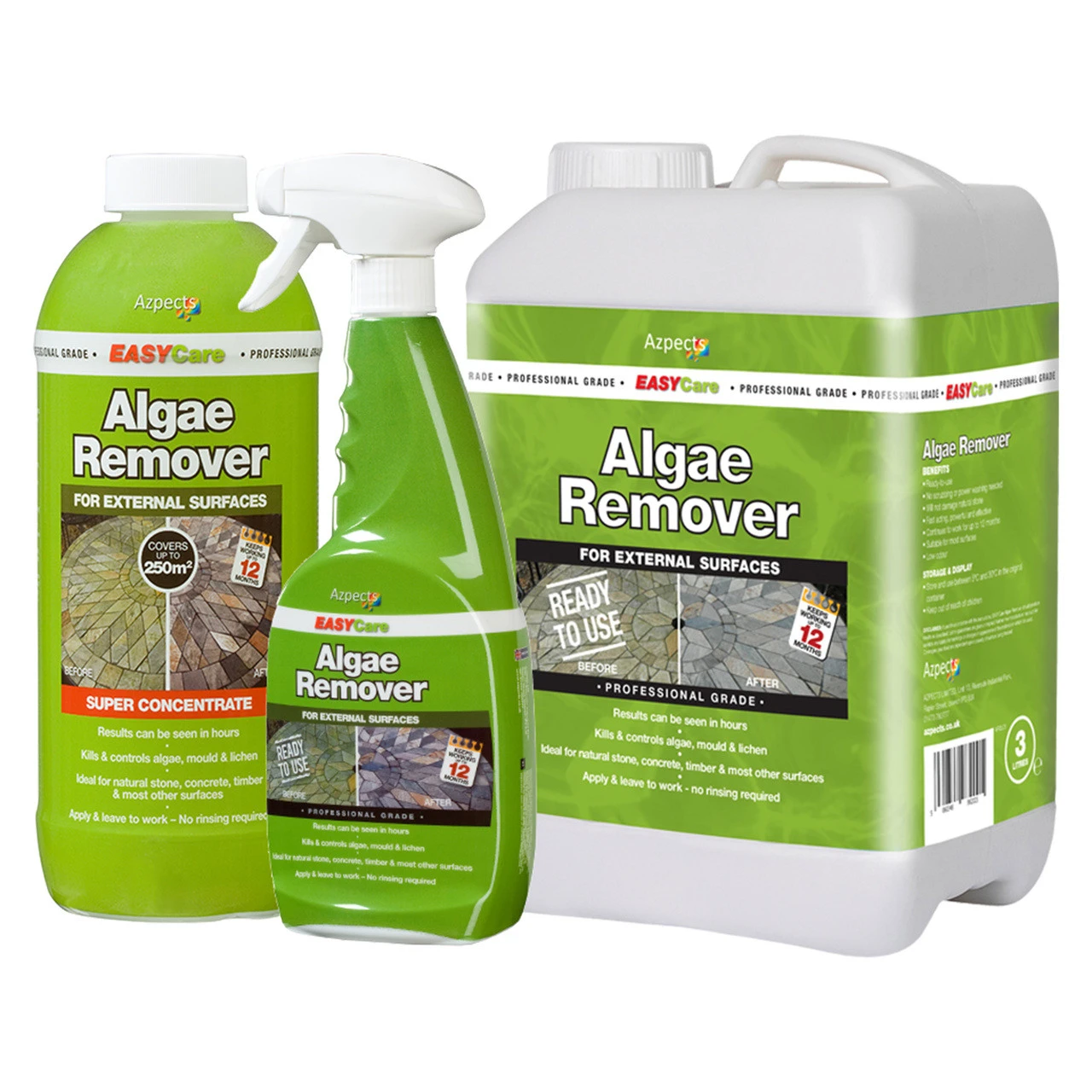 Azpects EasyCare Algae Remover 3 Litre (2613)