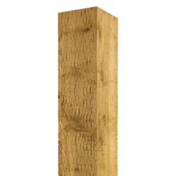 Green Incised Fence Post UC4 Treated Timber FSC 100 X 100mm