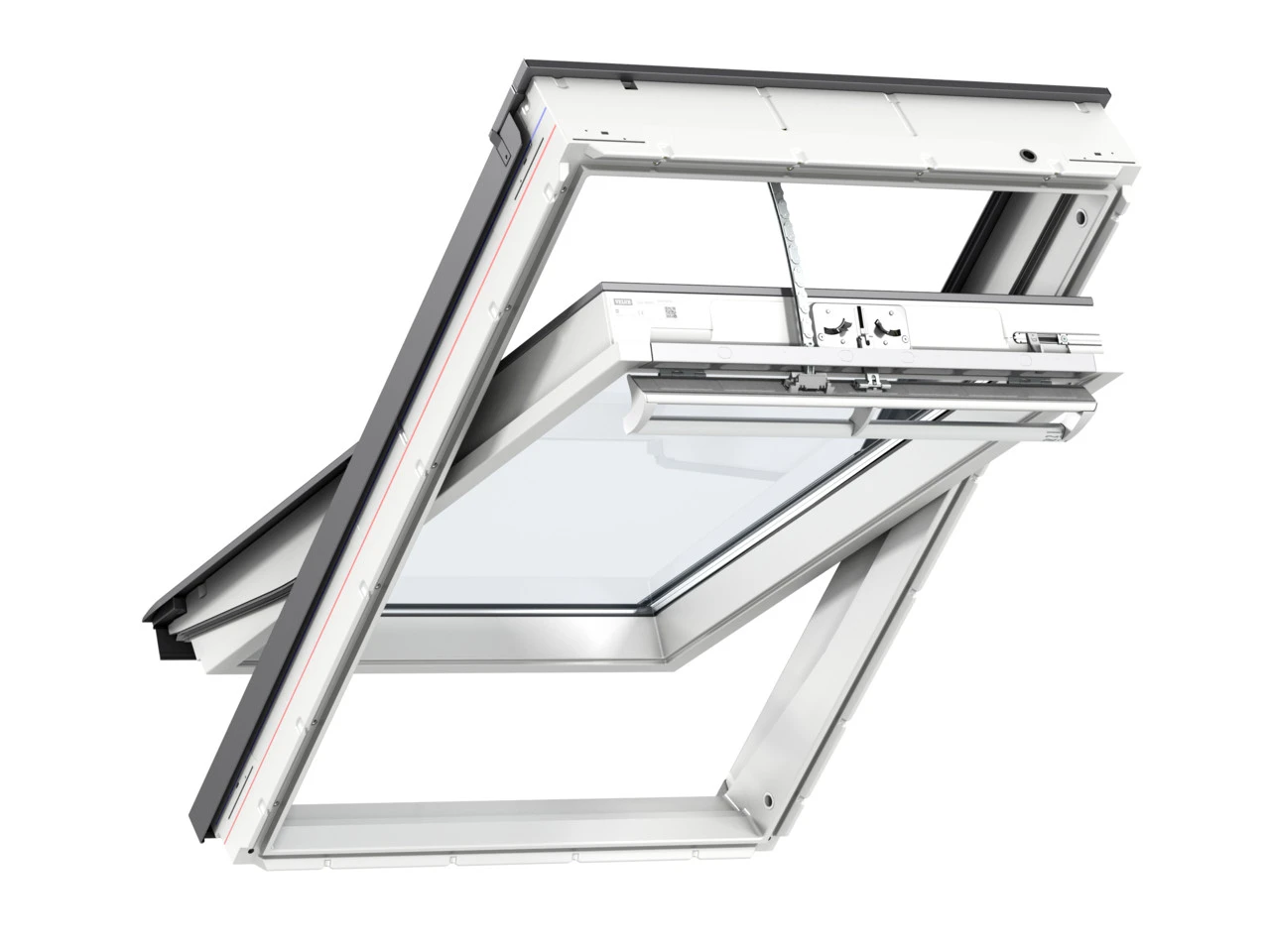 Velux GGU 0062 Centre Pivot White Polyurethane Roof Window (Various Size)