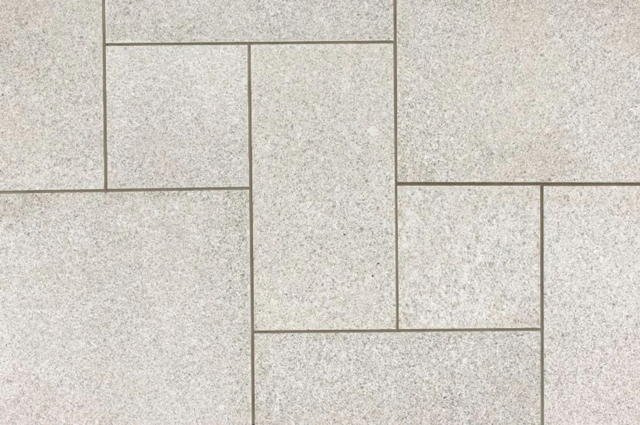 Granite Eclipse Natural Stone Paving Slab Light 1212 X 606 X 30mm (16 Pack)