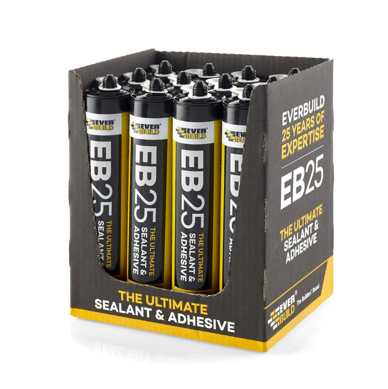 Everbuild EB25 Ultimate Sealant & Adhesive Cartridge Grey 300ml EB25GY - Image 5
