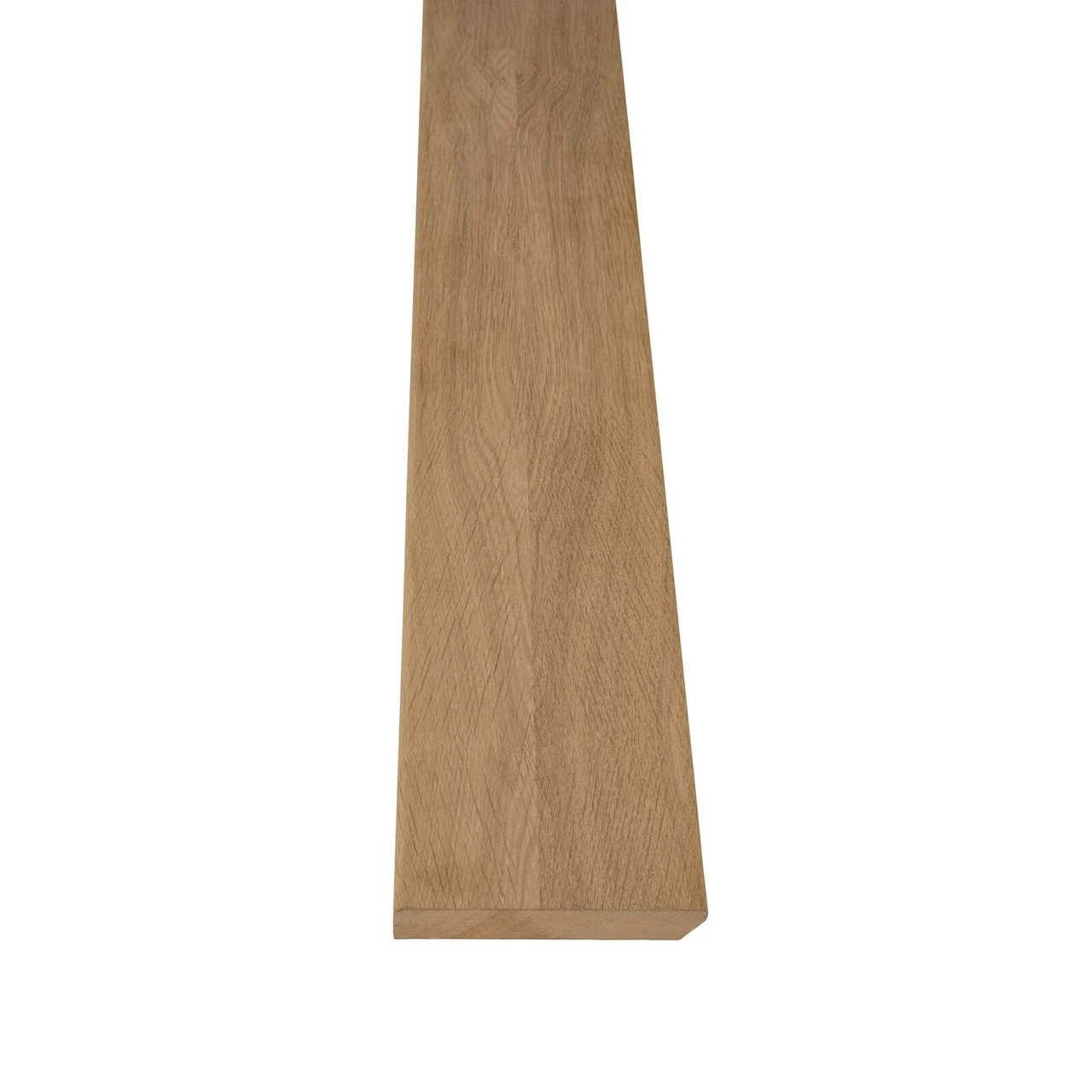 White Oak Veneer Pencil Unfinished MDF Skirting Board 150 X 19mm - Image 4