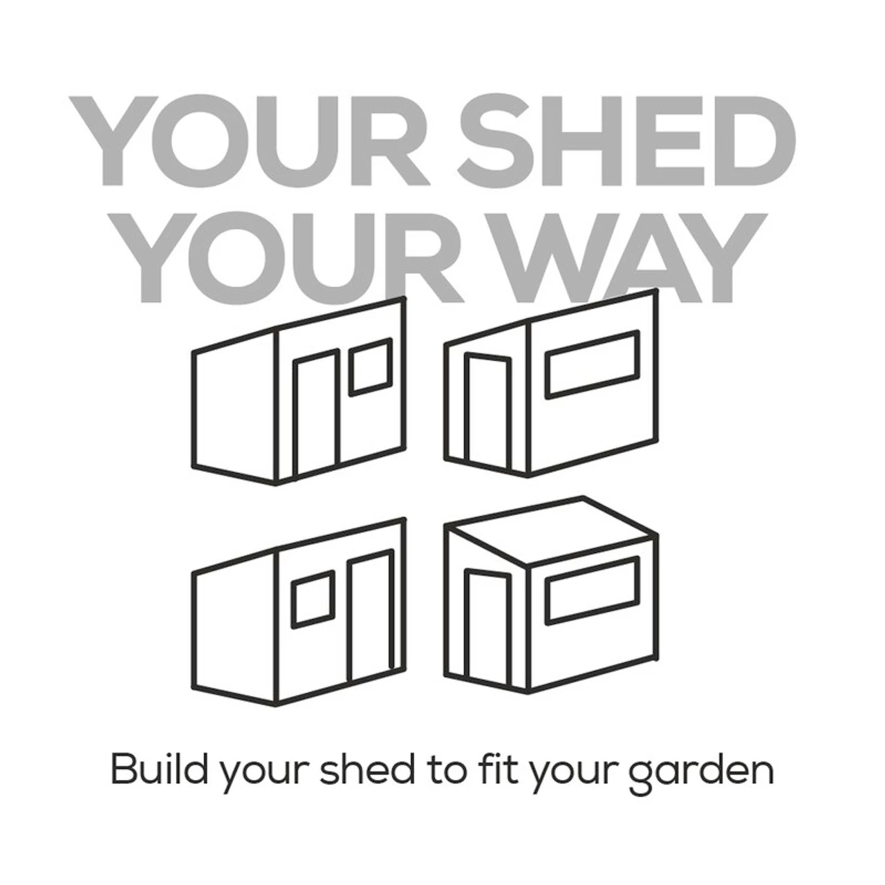 Albany Sheds Suffolk Pent Shed Treated 1800 X 1200mm - Image 5