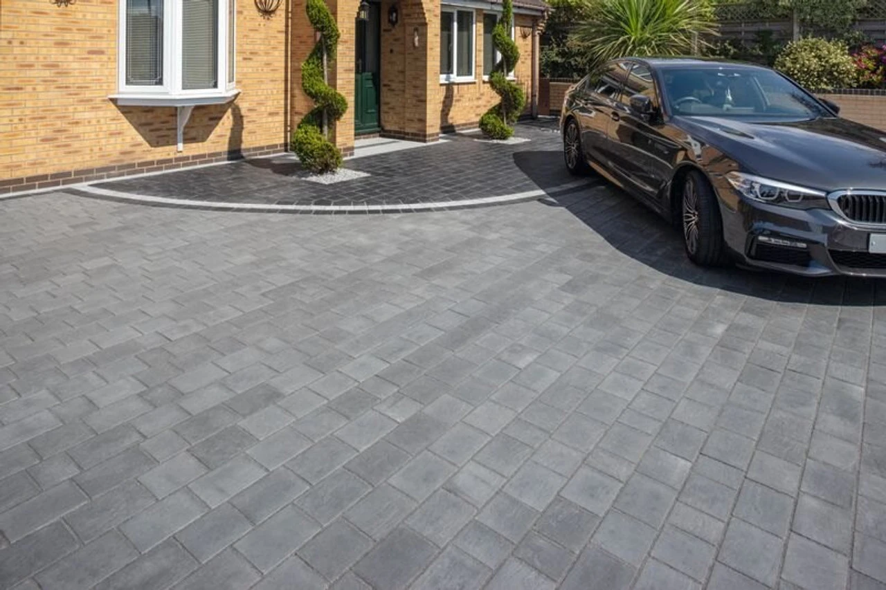 Drivesys Riven Stone Concrete Driveways Grey Project Pack (9.02m2)