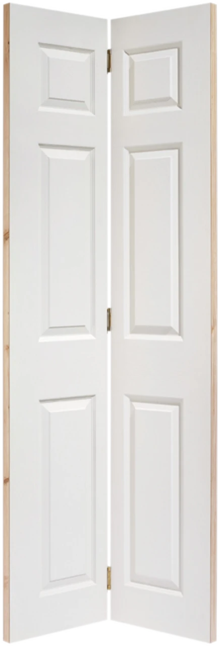 LPD 6P Bi-Fold White Primed Door 1981 X 762 X 35mm (30 Inch)