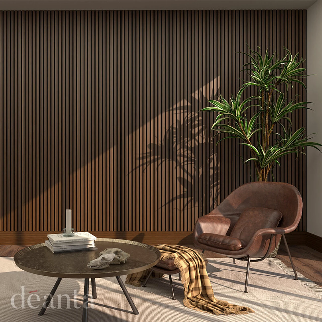 Deanta Immerse Fully Finished Walnut Acoustic Wall Panel 2400 X 600 X 21mm (AWP0WL) - Image 3