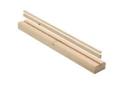 Burbidge Pine Elements Baserail For Inset Glass