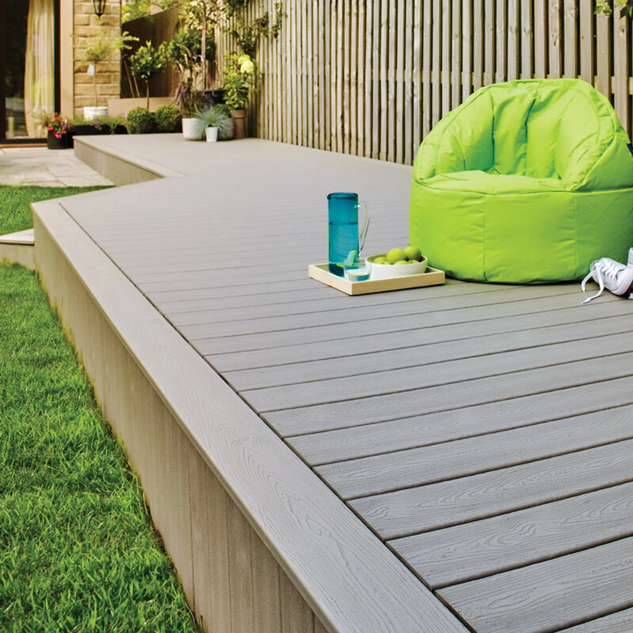 Trex Composite Decking Transcend Grooved Board New Gravel Path 25 X 140mm - Image 4