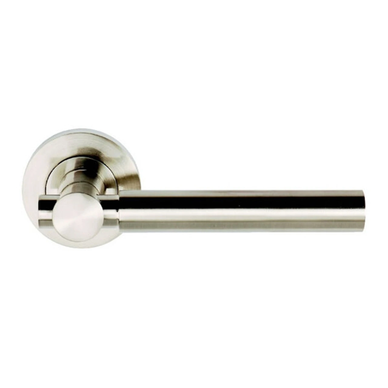 Astro Passage Door Lever On Round Rose SNP