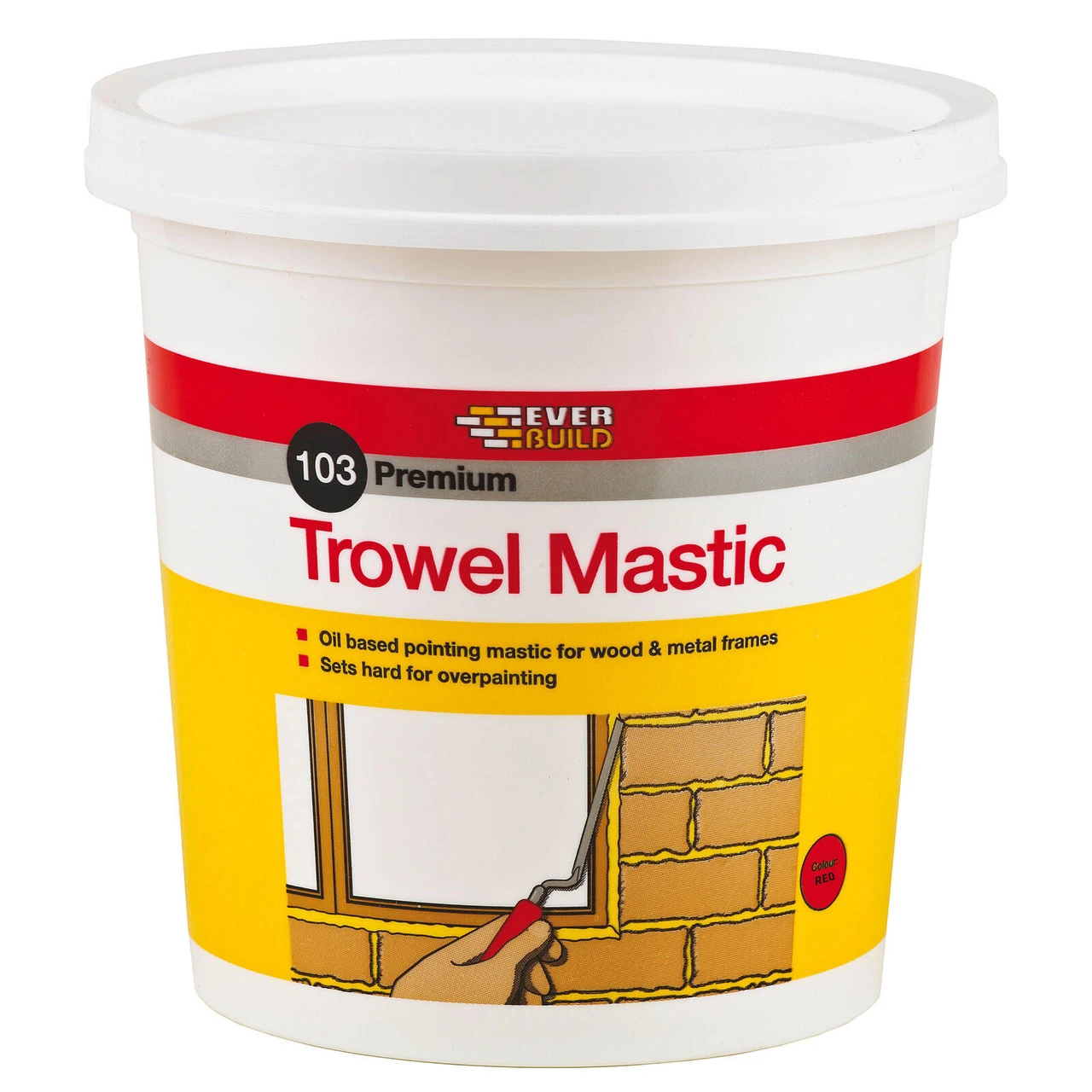 Everbuild 103 Trowel Mastic Red 3kg