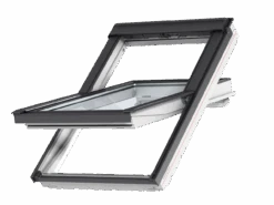 Velux GGU 0066 Solar Centre Pivot White Polyurethane Roof Window (Various Size)