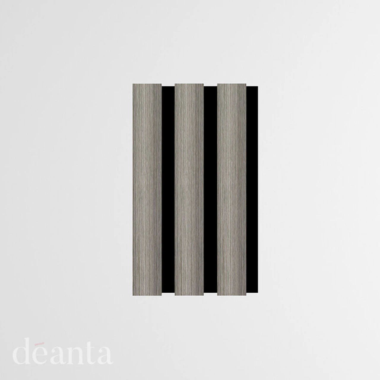 Deanta Immerse Fully Finished Light Grey Ash Acoustic Wall Panel 2400 X 600 X 21mm (AWPLGA)