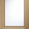 XL Andria Internal Oak Door With Clear Glass 1981 X 762 X 35mm (30 Inch)