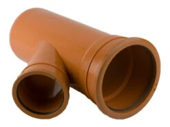 Brett Martin 160 X 110mm 45' Double Socket Branch Terracotta 310 X 190 X 340mm