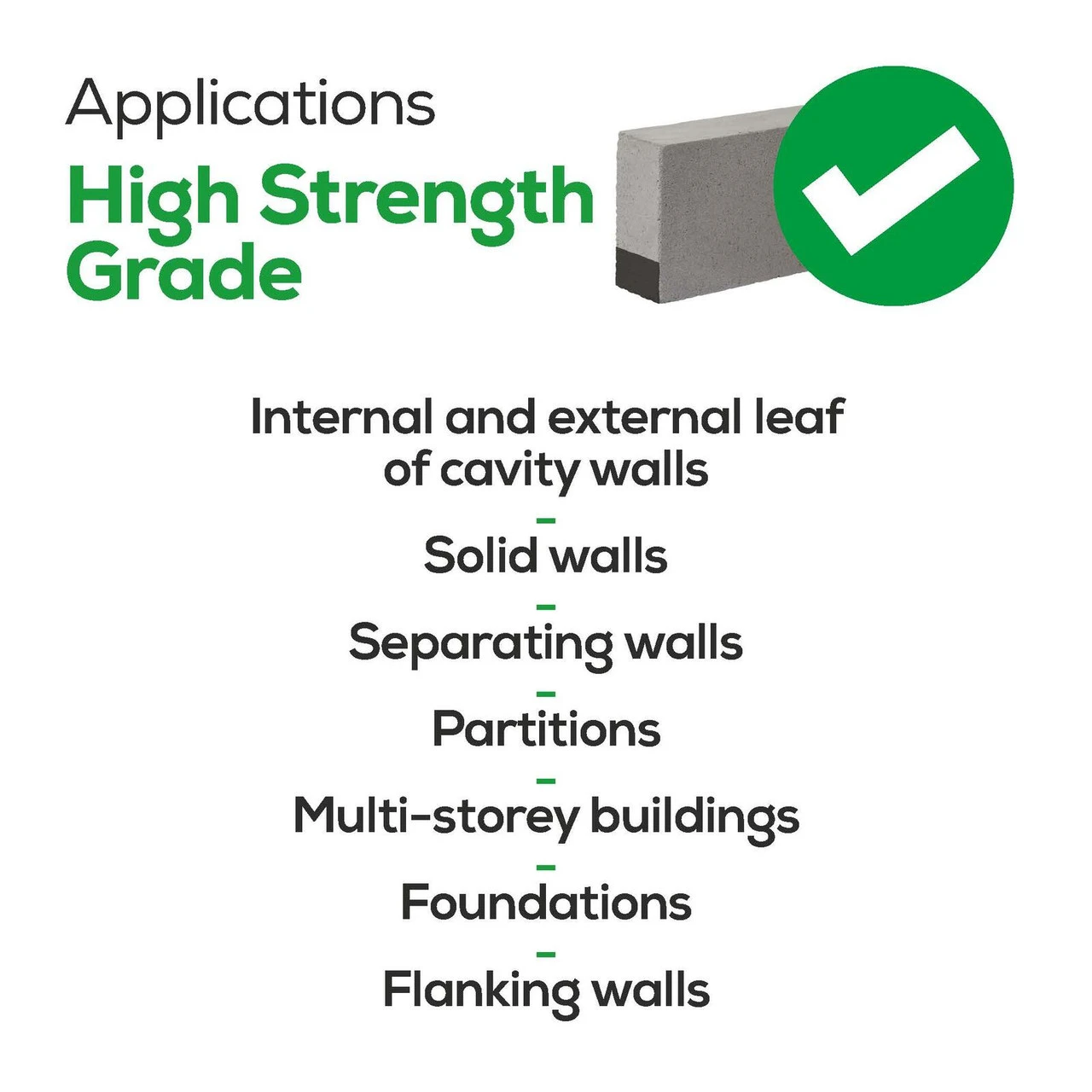 Celcon Block High Strength Grade Block - 440 X 215 X 215mm - Image 5