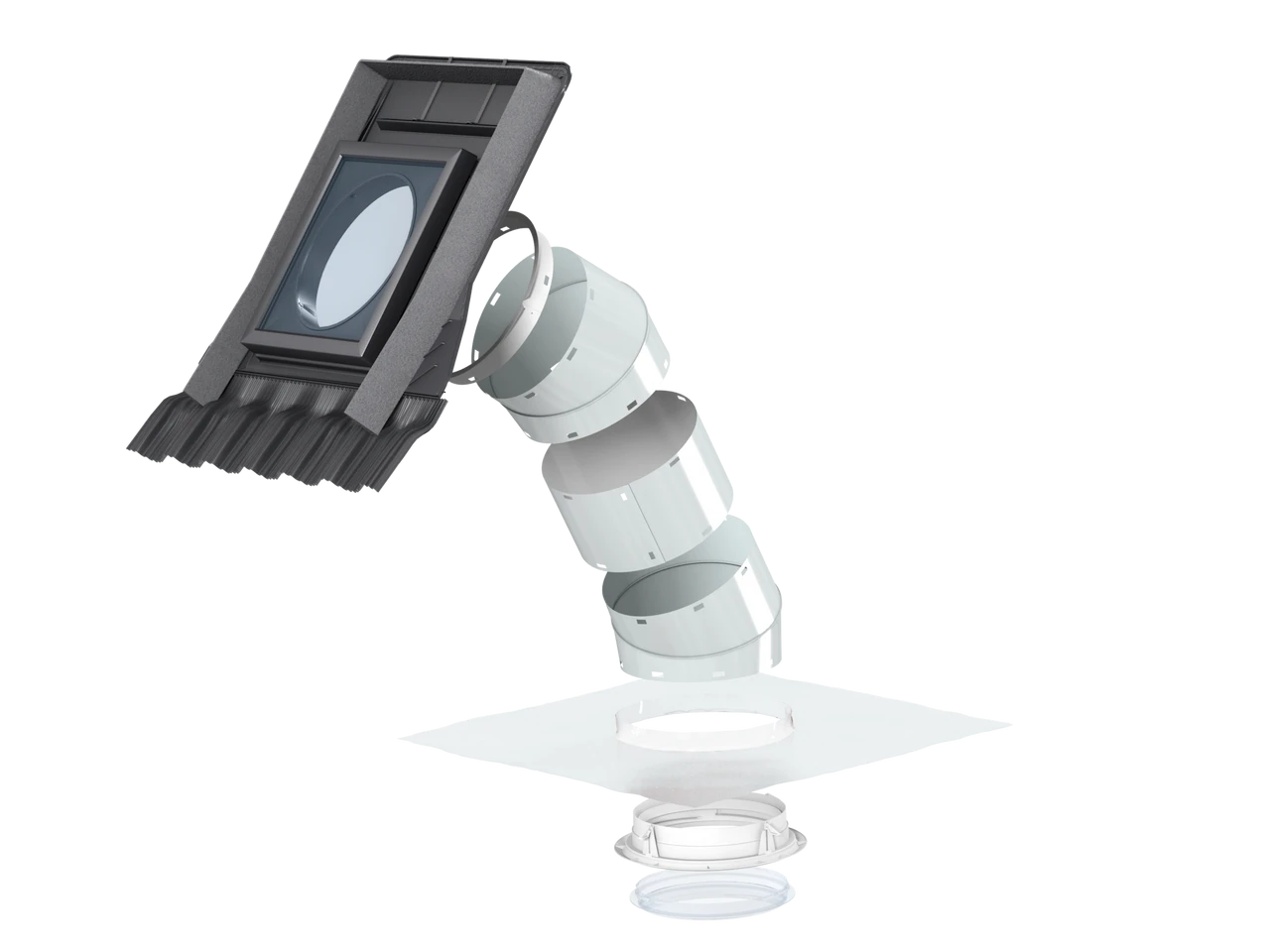 Velux TWR 0K10 2010 Sun Tunnel Rigid Tube For Tiles 10in 250mm