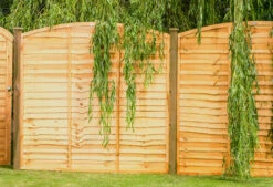 Grange Superior Bow Top (6ft) Lap Fence Panel Golden Brown FSC 1830 X 1800 X 40mm