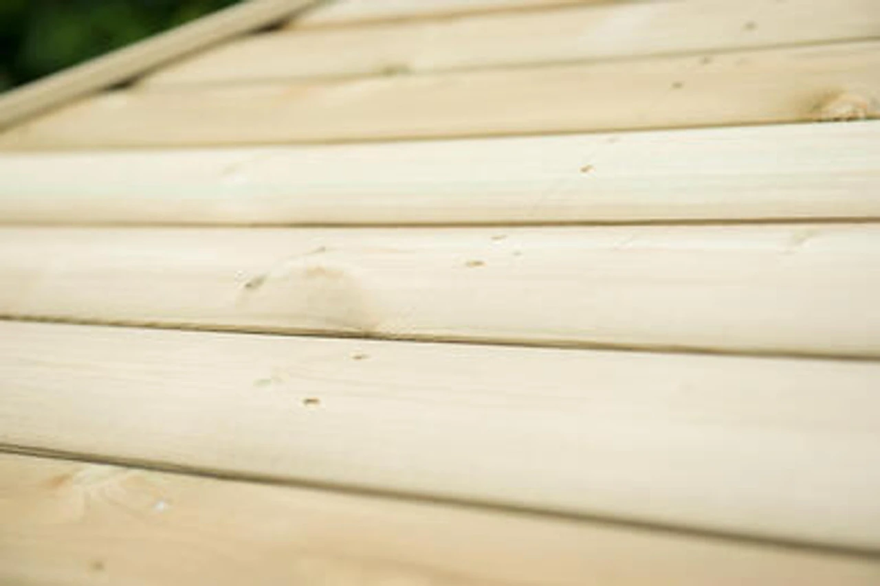Forest Garden Hexagonal Timber Roof Gazebo - Image 11