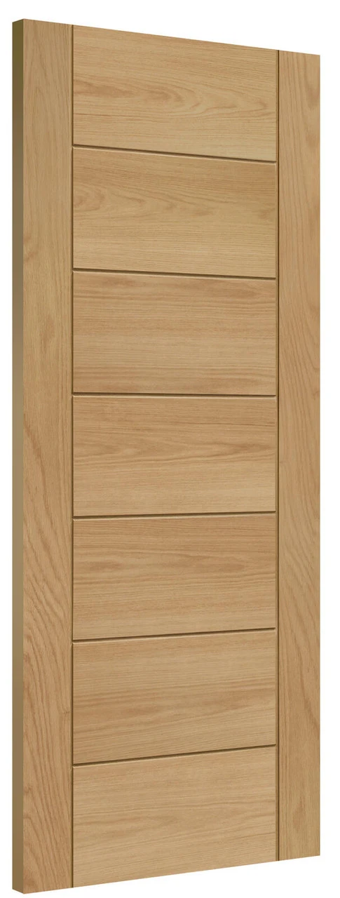 XL Palermo Essential Internal Oak Fully Finished Door - Image 3