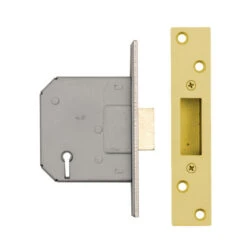 Mortice Deadlock 3 Lever NP 63mm