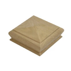 Richard Burbidge Pyramid Cap Newel For 90mm Spindles White Oak