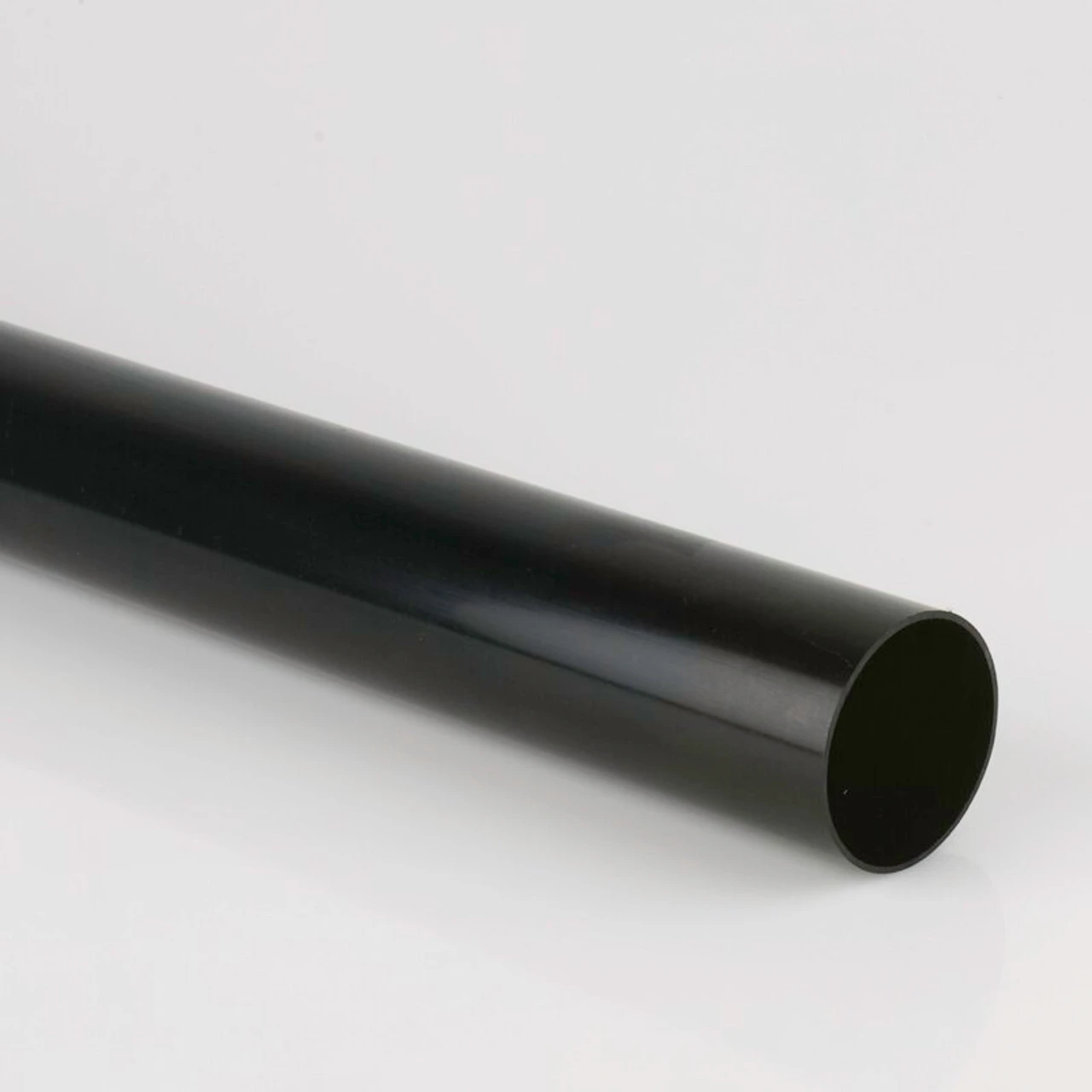 Brett Martin 110mm Plain End Soil Pipe Black 6000 X 110 X 110mm