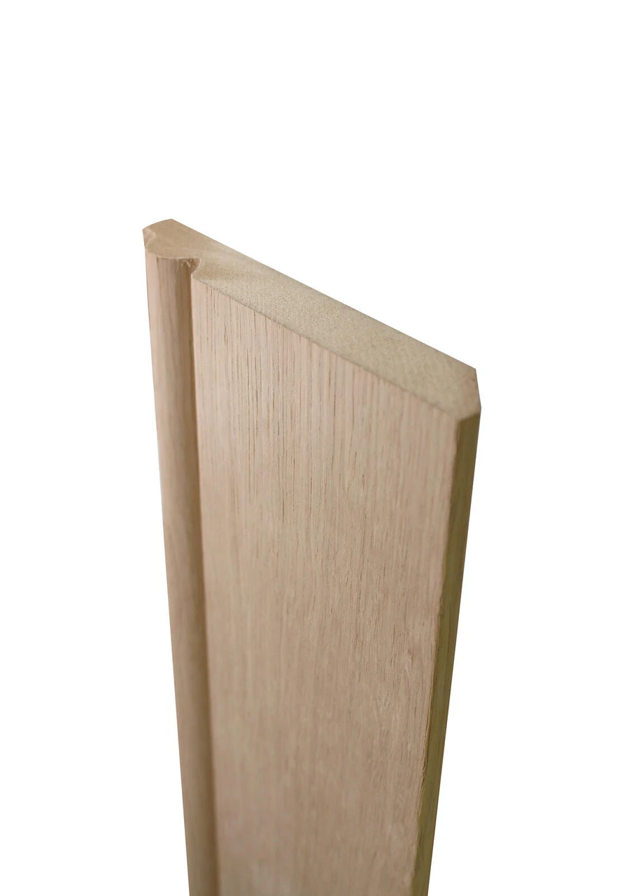 White Oak Veneer Torus Unfinished MDF Skirting Boards - Image 2