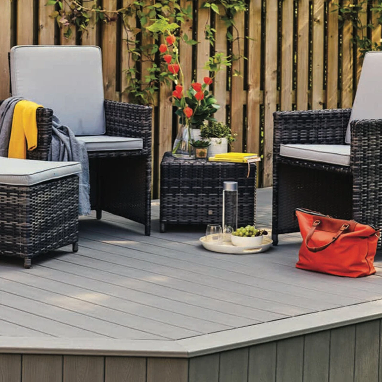 Trex Composite Decking Transcend Grooved Board New Gravel Path 25 X 140mm - Image 7