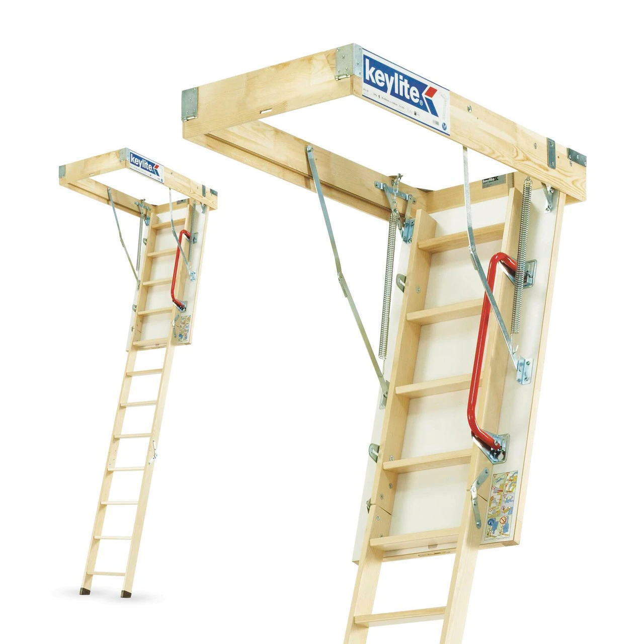 Keylite Loft Ladder 4 Segment (H) 2800 X (L) 1000mm KYL - Image 2