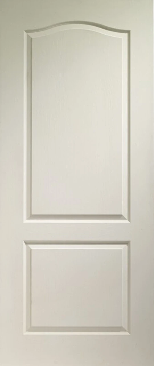XL Classique 2 Panel Internal White Moulded Door