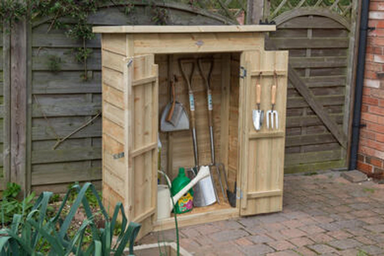 Forest Garden Pent Garden Store Pressure Treated 1080 X 550 X 1320mm - Image 2