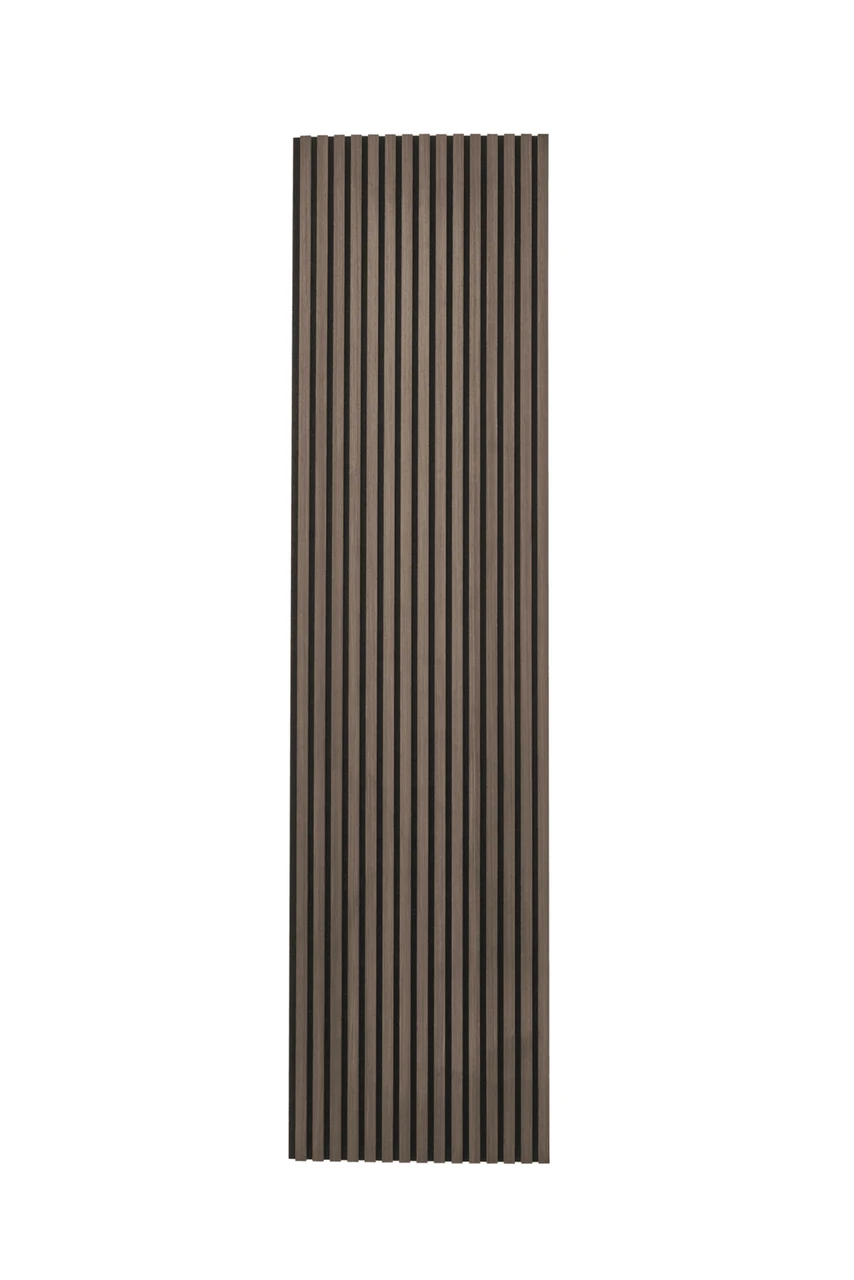 Cheshire Moulding Acoustic Slat Wall Panel Smoked Oak 2400 X 605 X 22mm (WPKT11)