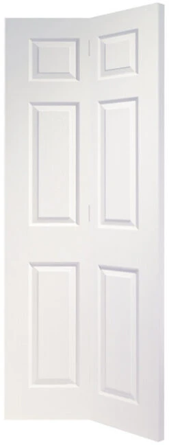 XL Colonist 6 Panel Bi-Fold Internal White Moulded Door