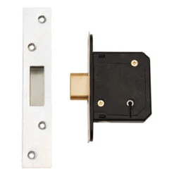 Door Deadlock 5 Lever BS3621 Mortice PB- 63mm