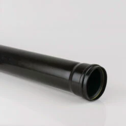 Brett Martin 110mm Single Socket Soil Pipe Black 4100 X 110 X 110mm