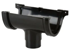 Brett Martin Rainwater 115mm Deepstyle Running Outlet Black 205 X 135 X 116mm