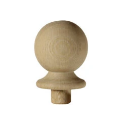 Richard Burbidge Newel Cap Ball White Oak 90mm