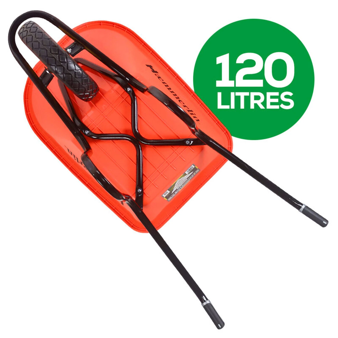 Haemmerlin Crusader Wheel Barrow Heavy Duty (Pneumatic Tyre) 120 Litre - Image 4