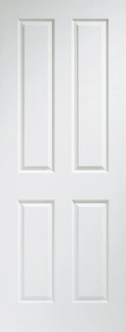 XL Victorian 4 Panel Internal White Moulded Door