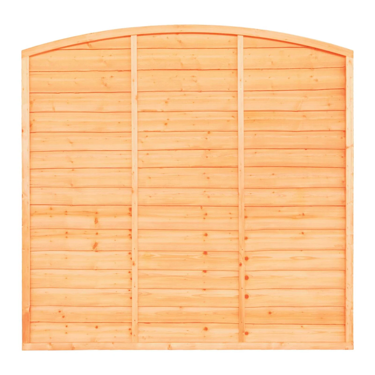 Grange Superior Bow Top (6ft) Lap Fence Panel Golden Brown FSC 1830 X 1800 X 40mm - Image 2