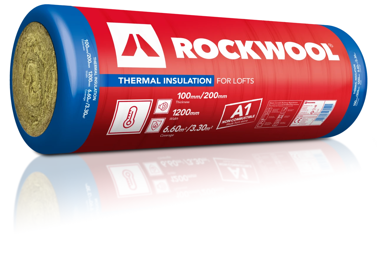 Rockwool Thermal Insulation Roll 2750 X 1200 X 100mm