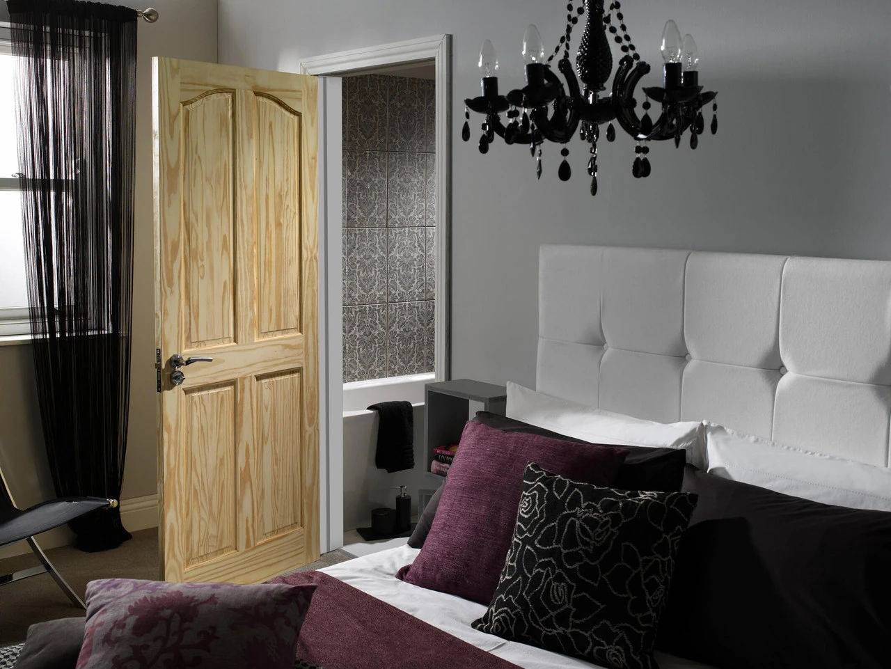 XL Rio 4 Panel Internal Clear Pine Door - Image 2