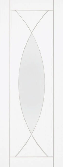 XL Pesaro Internal White Primed Door With Clear Glass