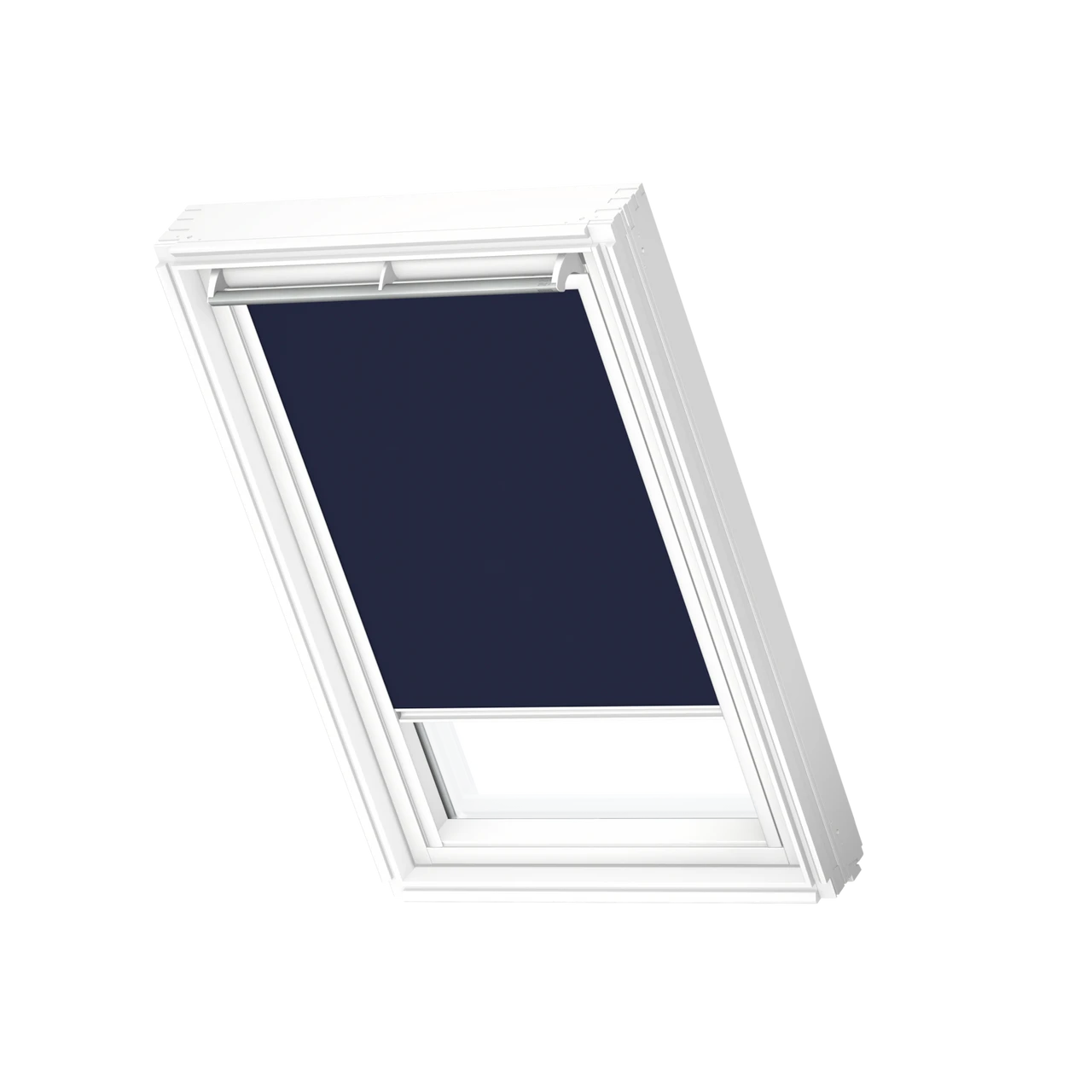 Velux DKL 1025SWL Blackout Roller Blinds Dark Blue With White Line