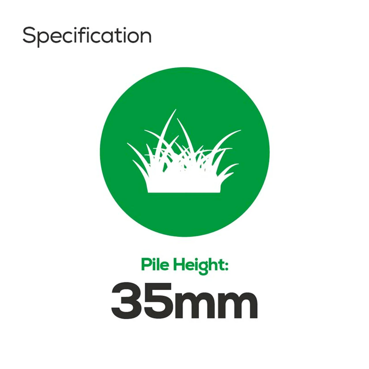 Namgrass Weston Artificial Grass 35mm Pile Height Roll 4m X 30m - Image 3