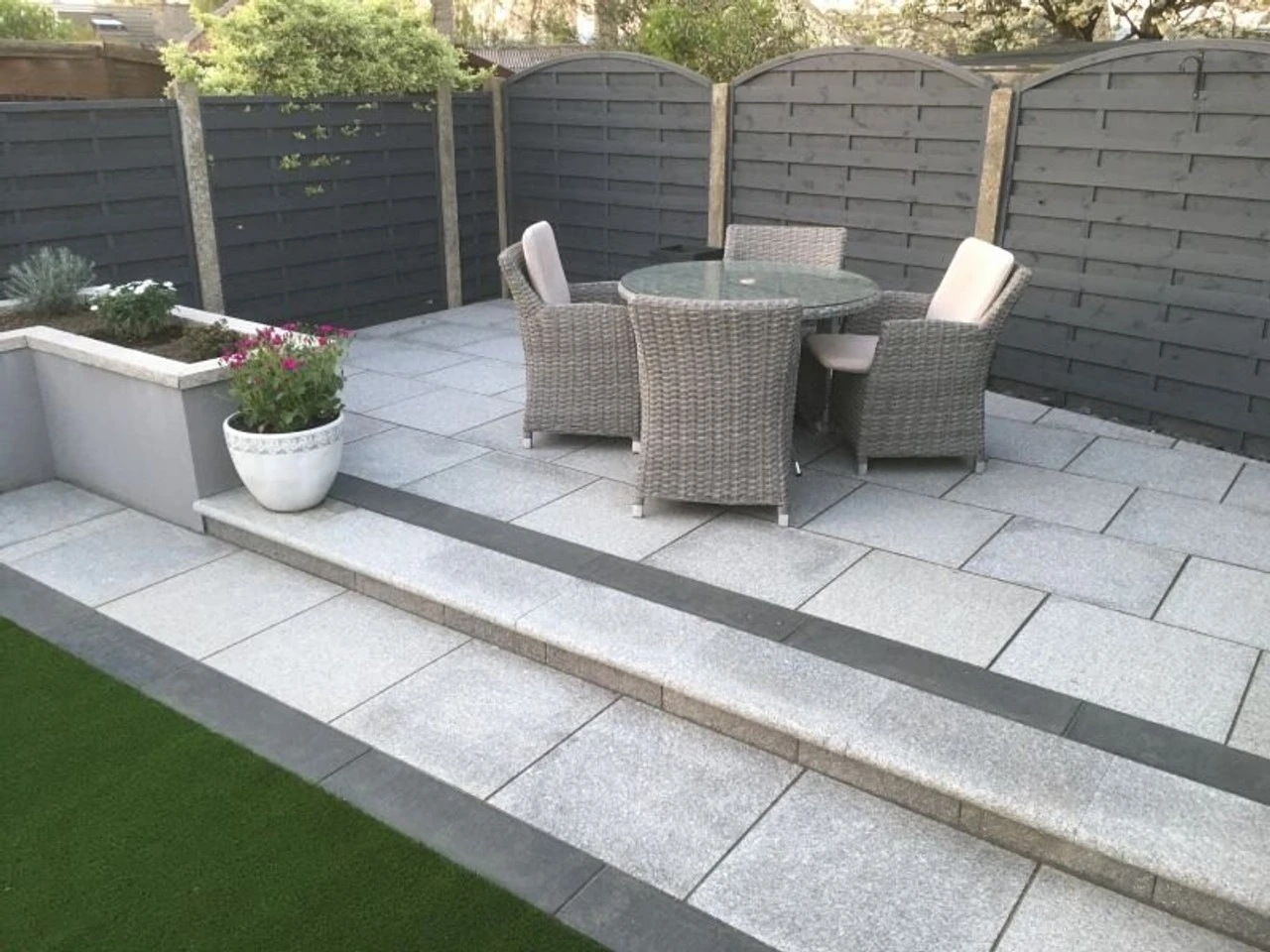 Granite Eclipse Natural Stone Paving Slab Graphite 1200 X 603 X 30mm (16 Pack)