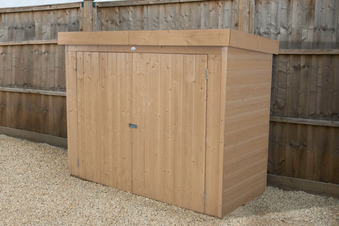 Forest Garden Shiplap Pent Large Garden Store Pressure Treated 1950 X 870 X 1450mm - Image 14