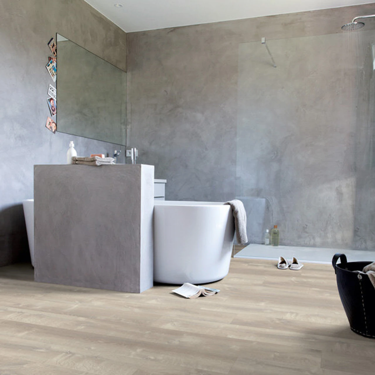 Quick Step Pulse Click Sand Storm Oak Warm Grey Livyn Vinyl Flooring (2.220m2) - Image 2