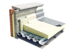 Unilin Thin-R Flat Roof MG Single Ply Insulation PIR Board 1200 X 600mm